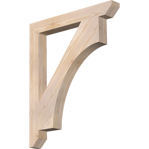 Ekena Millwork Westlake Slat Smooth Bracket, Douglas Fir, 3 1/2"W x 30"D x 36"H BKT04X30X36WTL06SDF - main